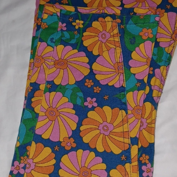 Rodeo Crowns Vintage 1960's Psychedelic floral pants - Picture 9 of 9